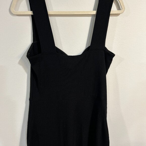 Reformation Square Neckline Midi Length Sheath Dress Size: XL - Picture 5 of 12